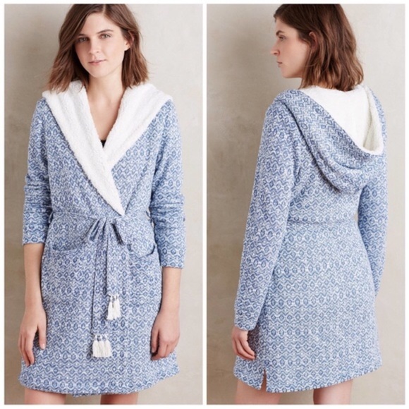 Anthropologie Other - Anthropologie Saturday/Sunday Himalayan Hooded Robe Size Medium/Large
